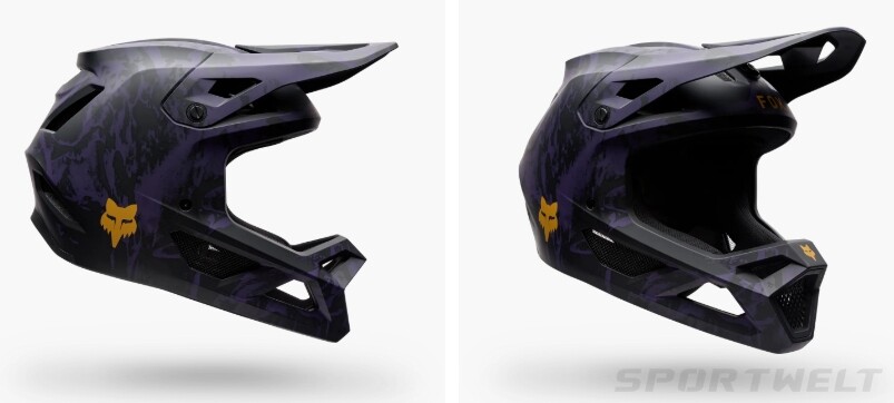 Fox Rampage Image Print Helm